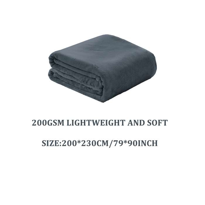 1ps Blanket Color Bright Red size 180x200cm
