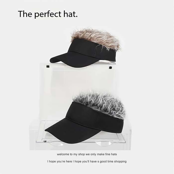 1pc Hip-Hop Style Baseball Cap with Fluffy Brim Deep Top Small Face Design for Sun Protection
