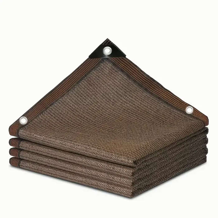 1pc 2x3m Sunshade Cloth with Rope Ring High Shade Rate Breathable and Durable Outdoor Sunshade Net