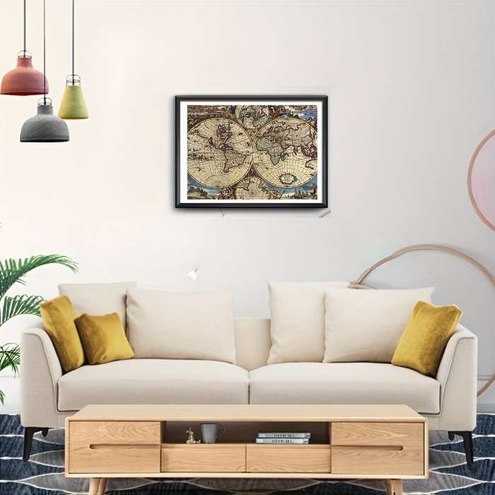 1000pcs Puzzle Paper Toys Ancient Map Famous Paintings 1000pcs Jigsaw Puzzle festival