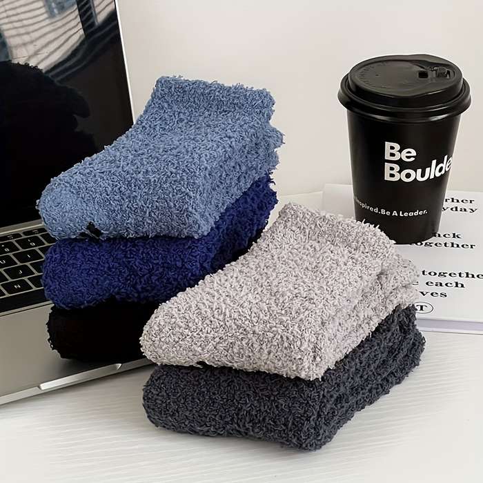 5 Pairs Mixed Color One Size High Elastic Socks