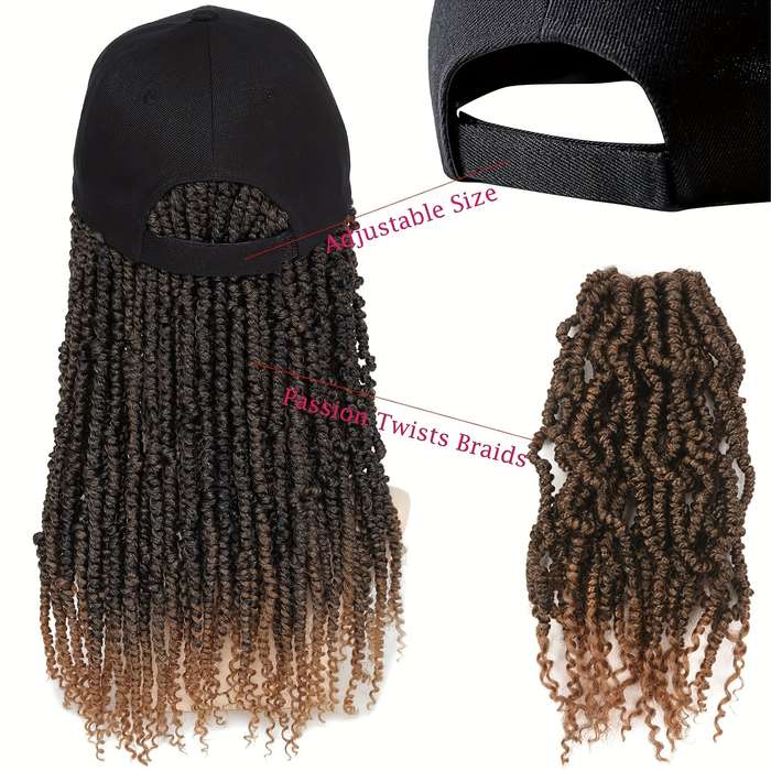 1Pc Brown 35.56cm Fashion Design Wig