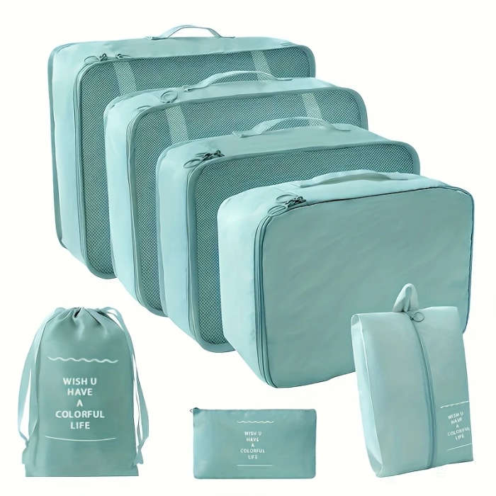 7Piece Ultimate Travel Organizer Set