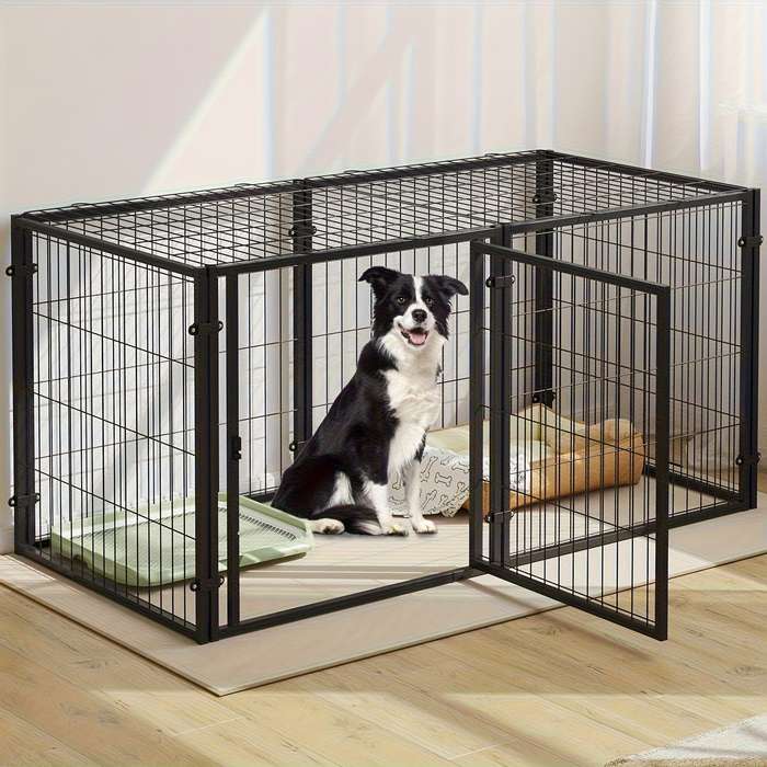 1pc 120CM*60CM*70CM Black Pet Cage