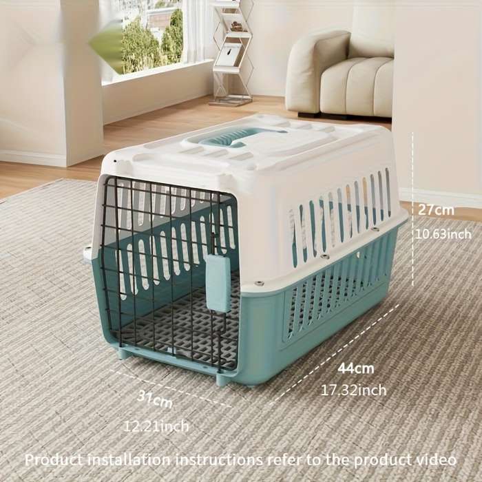 1pc Blue Pet Cage