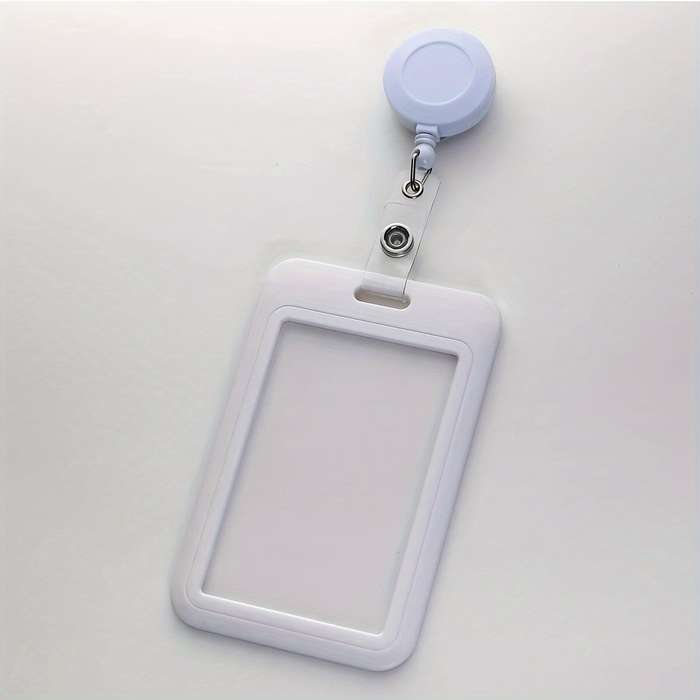 1pc Work ID Card Case Card Protection Cover Simple Card Case For Nurse And Doctor