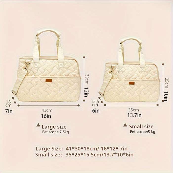 1pc greysize Large Pet Bag