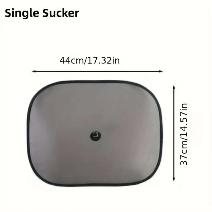 2pcs Polyamide Side Window Sunshades with Suction Cups Car Window Sun Blocker for Heat and Sun Prote