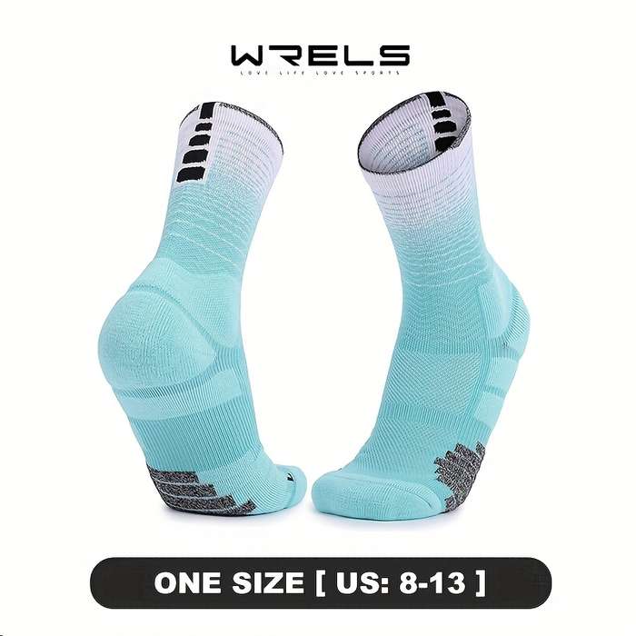 1 Pair Lake Blue Pink  Socks