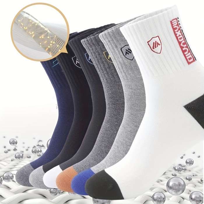 Sock 5 Pairs Of Mixed Colors  One Size
