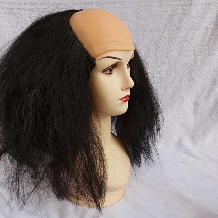 1Pc White 30.48cm Fashion Design Wig