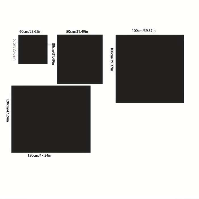 1Pc 120x120cm Household Floor Mat Floor Mat