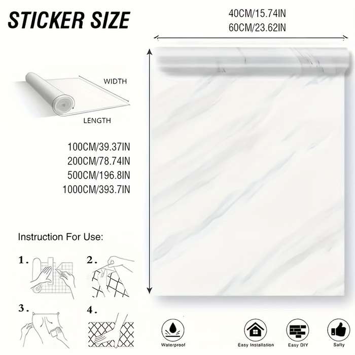 1PC Wall StickersQuicksAnd Ash10 Meterss LongX60 Cm Wide