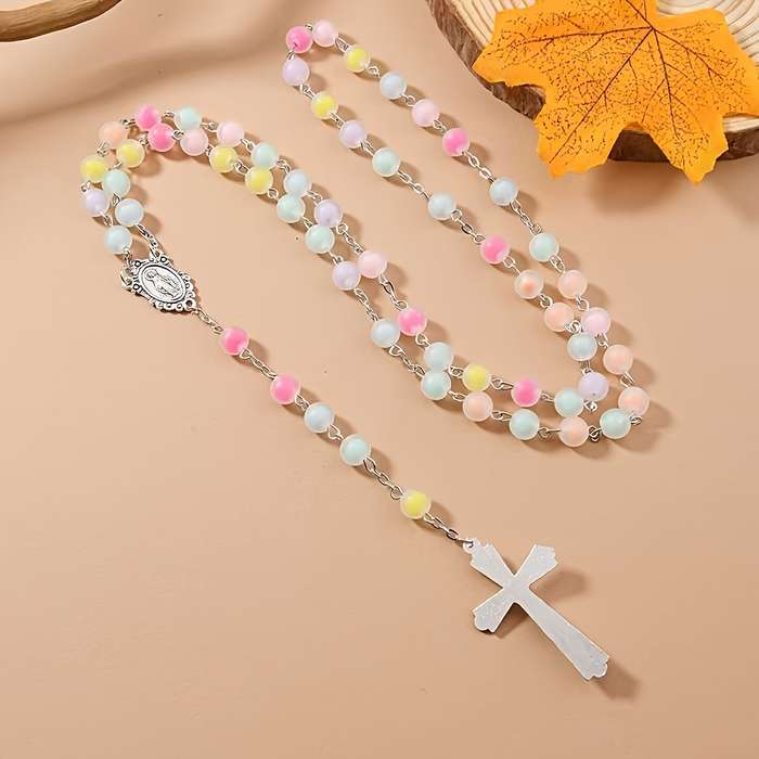 1 Piece Polychrome Jesus Theme Pendant