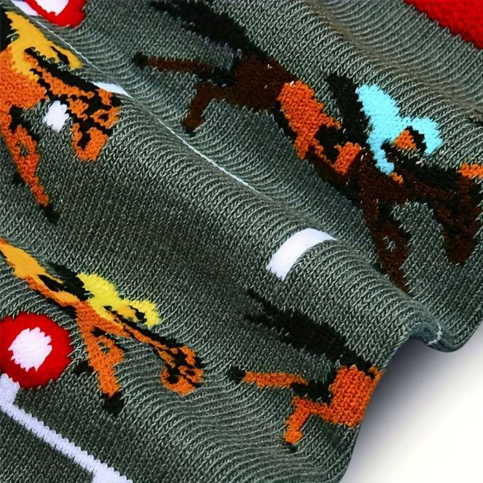 1 Pair Of Gray One Size Socks