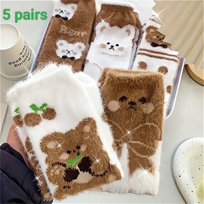 Sock 5 Pack Mixed Colors  One Size