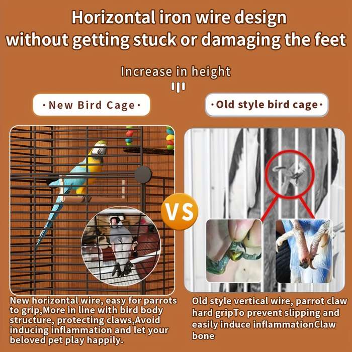 1pc Black Pet Cage
