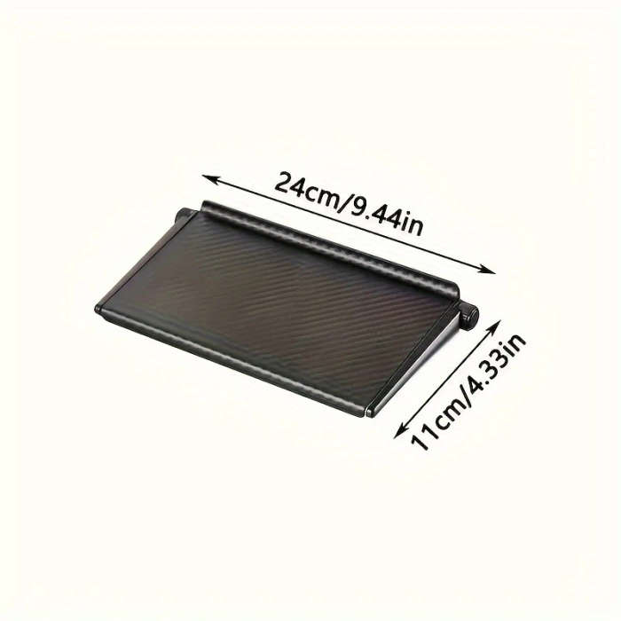 1pc Adjustable TV Screen Top Shelf 11x24cm Computer Monitor Desktop Storage Rack Media Box Router