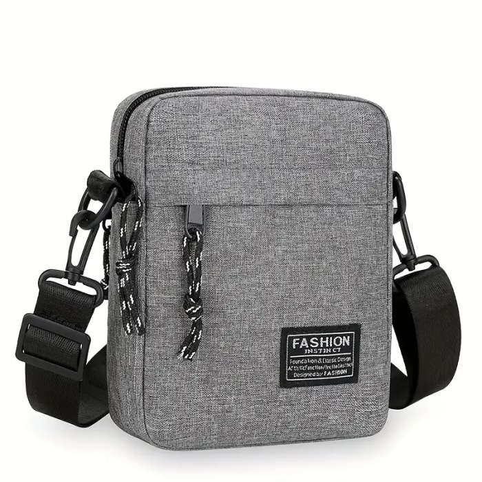 1pc Casual Mini Crossbody Bag Men's Nylon Small Shoulder Bag