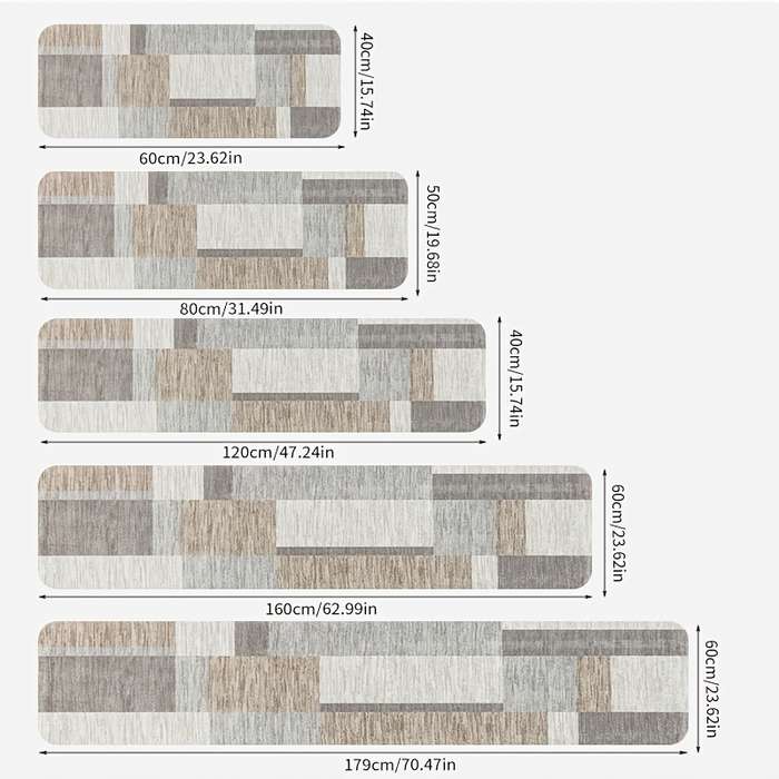 1Pc 40x60cm 15.74x23.62inch Floor Mat