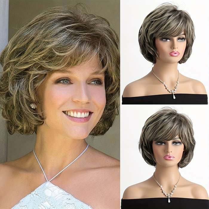 1Pc Mixed Color 30.48cm Fashion Design Wig
