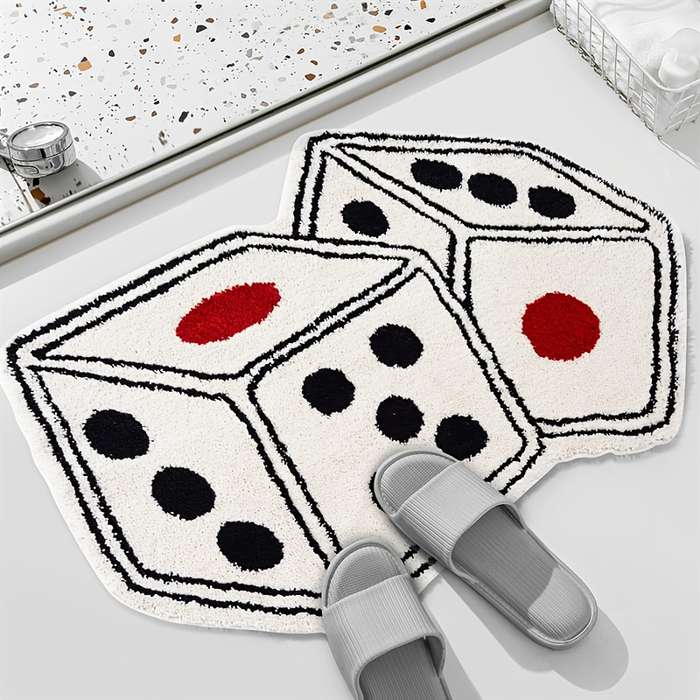 1Pc Black 15.7x23.6inch 40x60cm Floor Mat