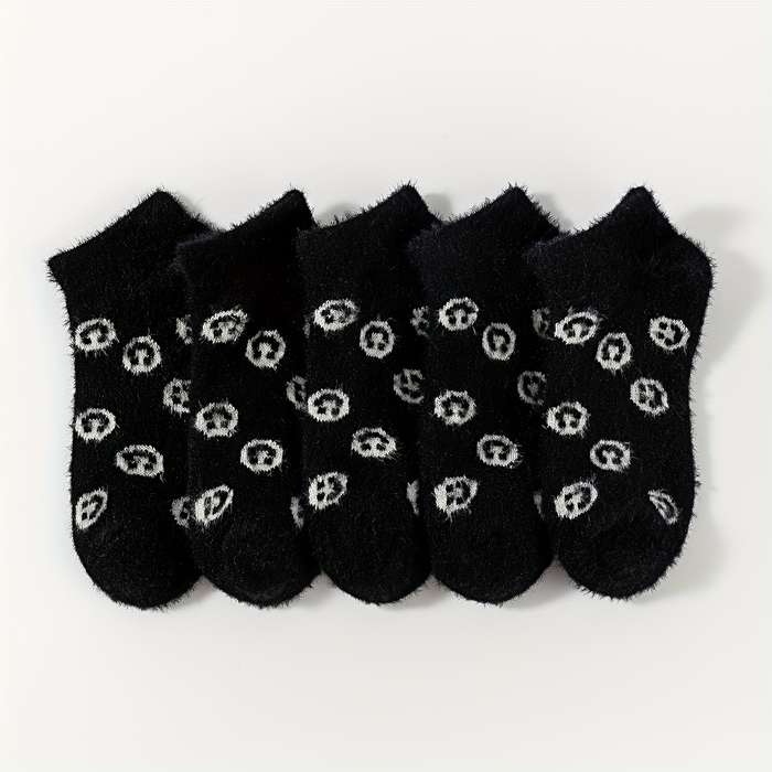 Sock 5 Pairs Pink  One Size