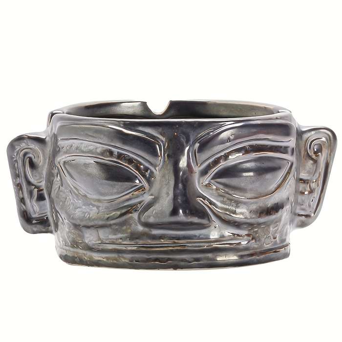 1pc Modern Ashtray for Home Living Room Lightweight Luxury Sealed Anti-ash High-end Cigarette Hold