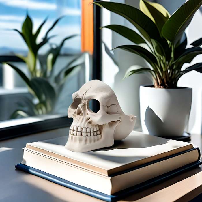 1pc Spooky Skull Ashtray Resin Halloween Decor for Indoor Outdoor Use Perfect for Home Office