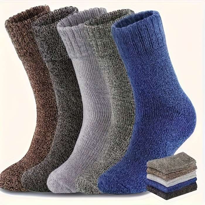 Sock 5Pairs Coffee  One Size