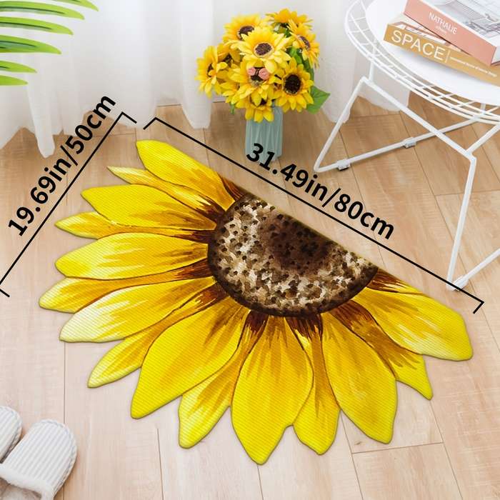 1Pc GypsophilCrystal Velvet 19.69x31.49inch 50x80cm Floor Mat