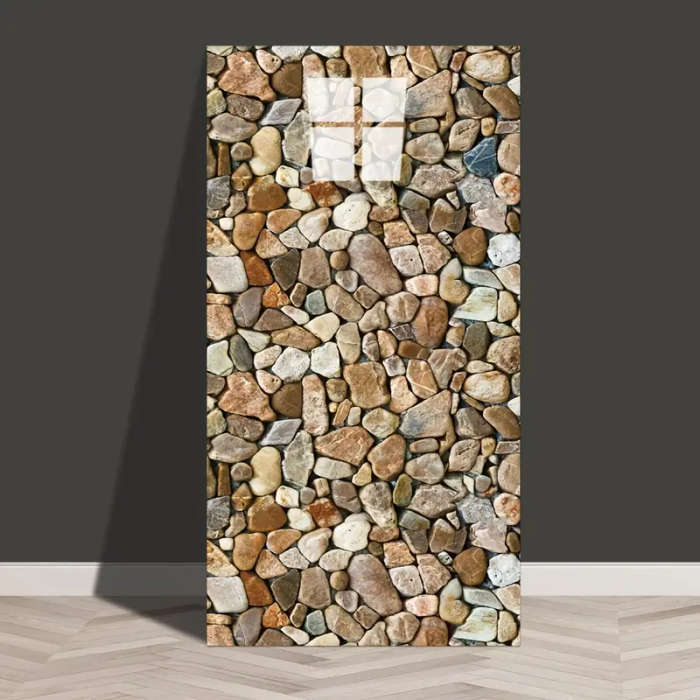 10-Pack Self-Adhesive Stone-Like Wallpaper