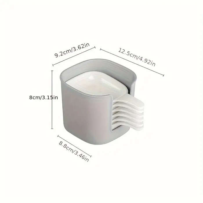 7pcs Set of Versatile Dipping Plates Suitable for Sauces Vinegar Condiments