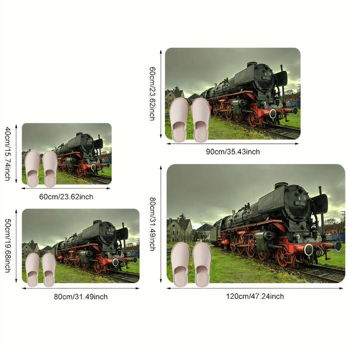 1Pc 23.6x35.4inch 60x90cm Floor Mat