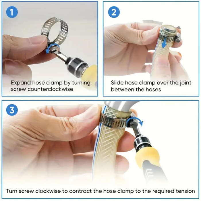 Stainless Steel Hose Clamp Set