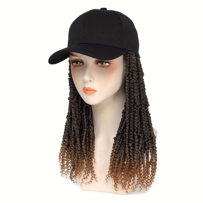 1Pc Brown 35.56cm Fashion Design Wig