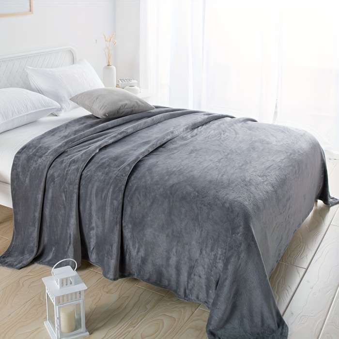 1ps Blanket Color Charcoal Gray size 180x200