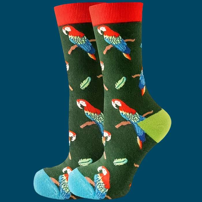 1 Pair Parrot  One Size Socks