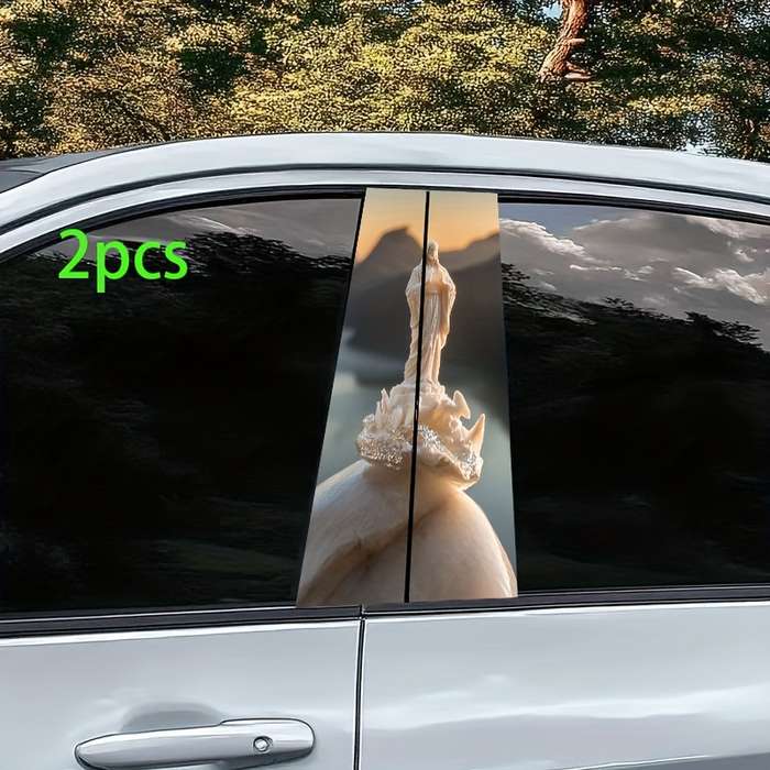 2pcs Jesus Christian Themed Stickers