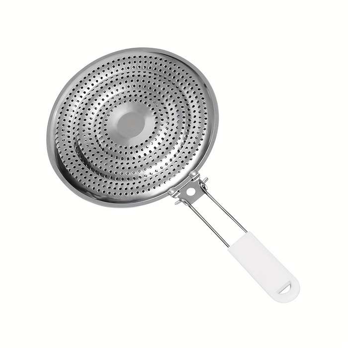 1pc Durable Stainless Steel Pot Holder Stand Double-Layer Thermal Conductive Kitchen Storage