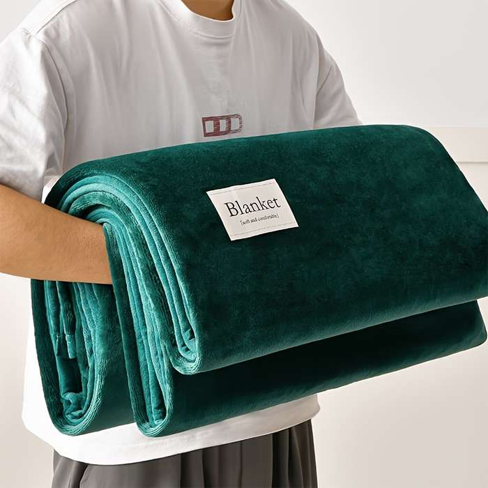 1ps Blanket Color Coffee Color size 150x200cm