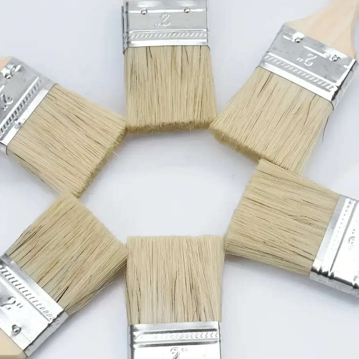 15 Pieces Wooden Paint Brushes with Gourd Handles