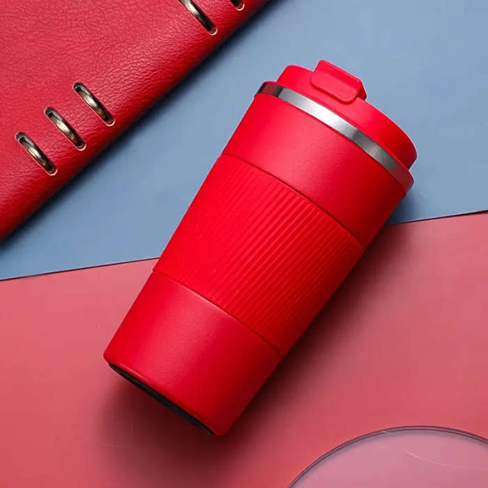 Portable Stainless Steel Coffee Cup With Lid