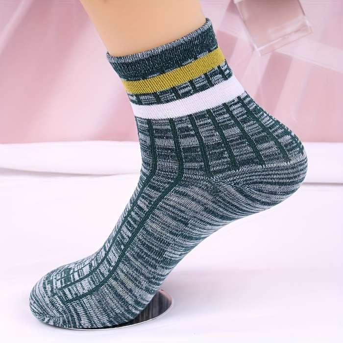 10 Pairs Mixed Color One Size High Elastic Socks