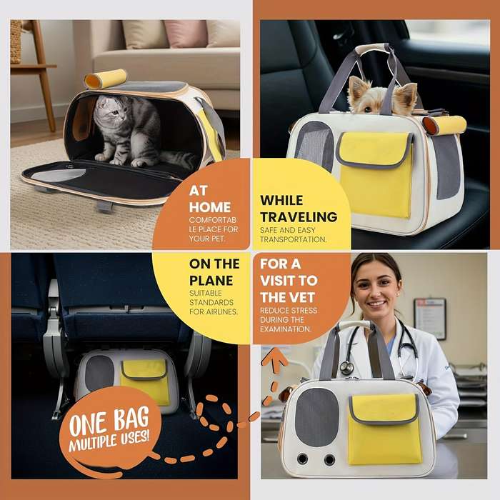 1pc Black Pet Bag