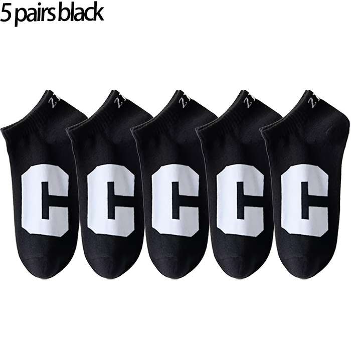 5 Pairs Mixed Colors Random One Size High Elastic Socks