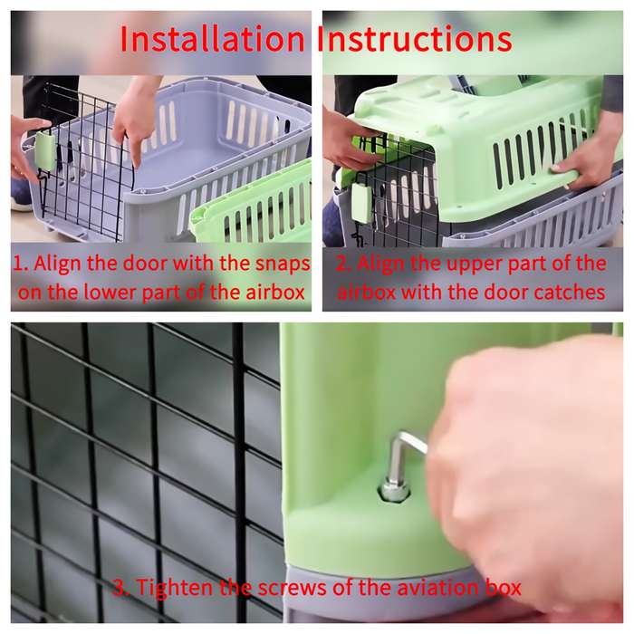 1pc Blue Pet Cage