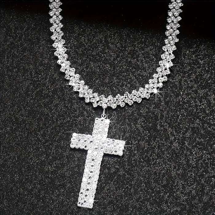 1 Piece Silvery Jesus Theme Pendant
