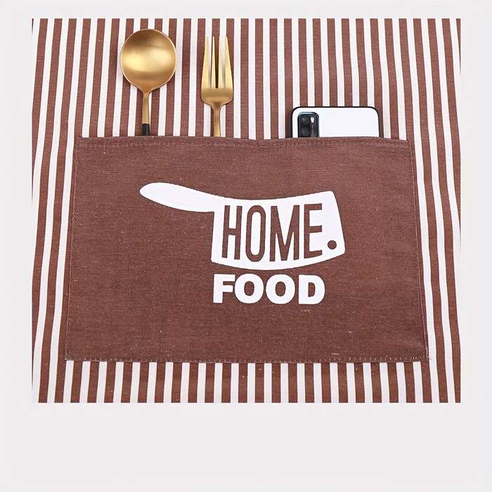 1pc Durable And Breathable Canvas Apron for Home Use Suitable for Both Men And Women Ideal for Co