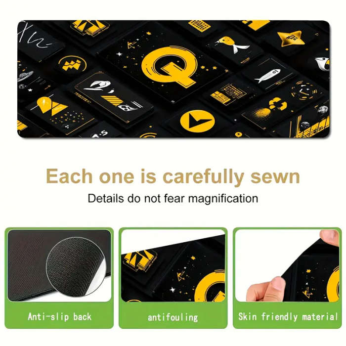 1pc 30x80cm Gaming Office Mouse Pad Waterproof Non-Slip Durable